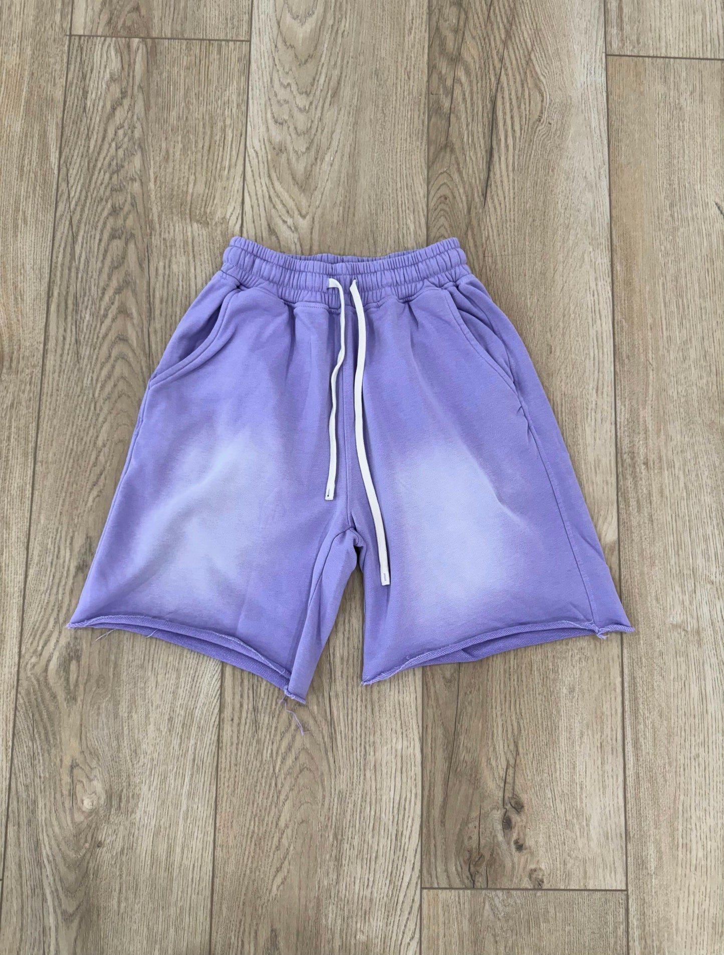 Faded Purple Sweatshorts - Kore Clothing