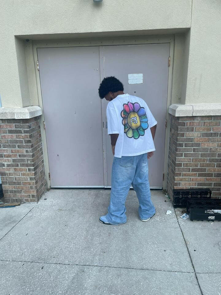 Faded Light Blue Baggy Jeans - Kore Clothing