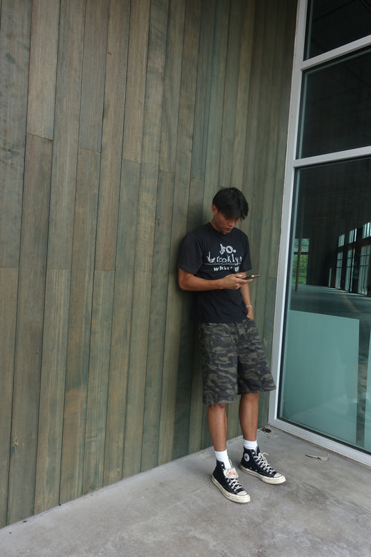 Dark Camo Baggy Jorts