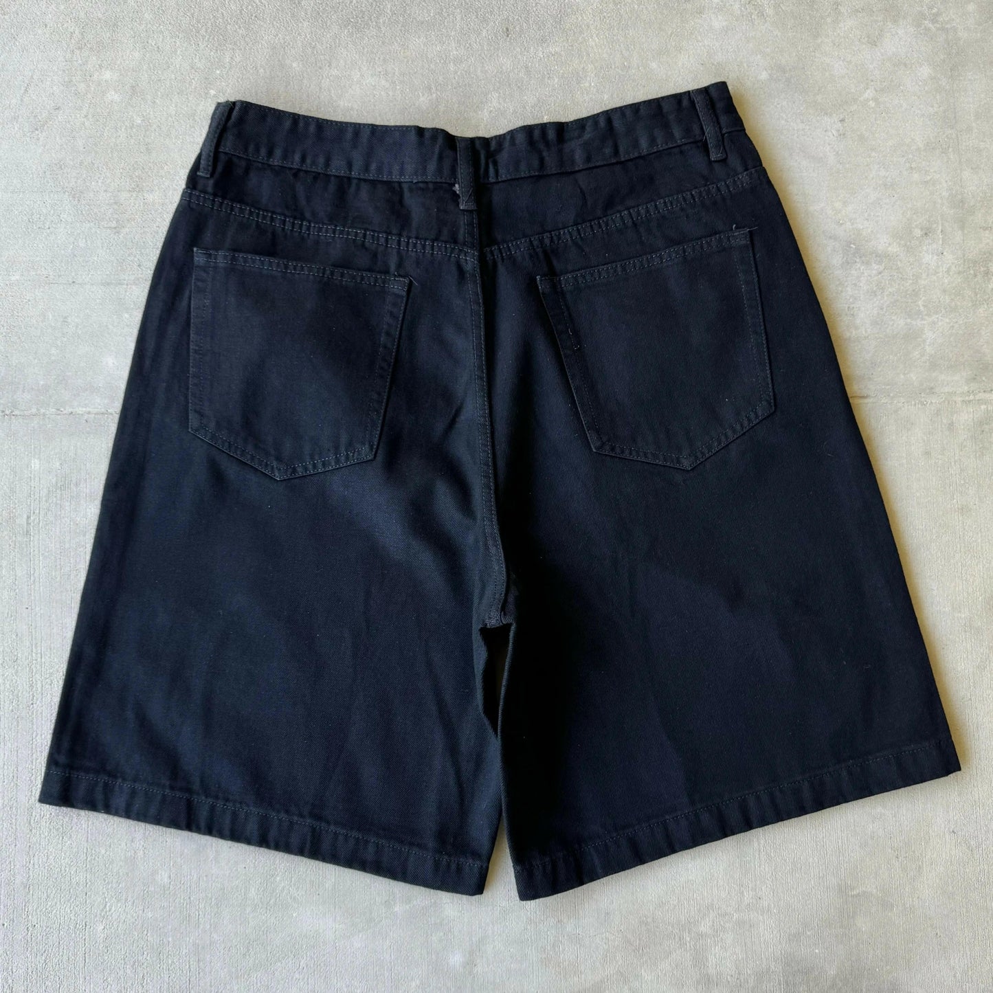 Black Baggy Jorts Kore Clothing