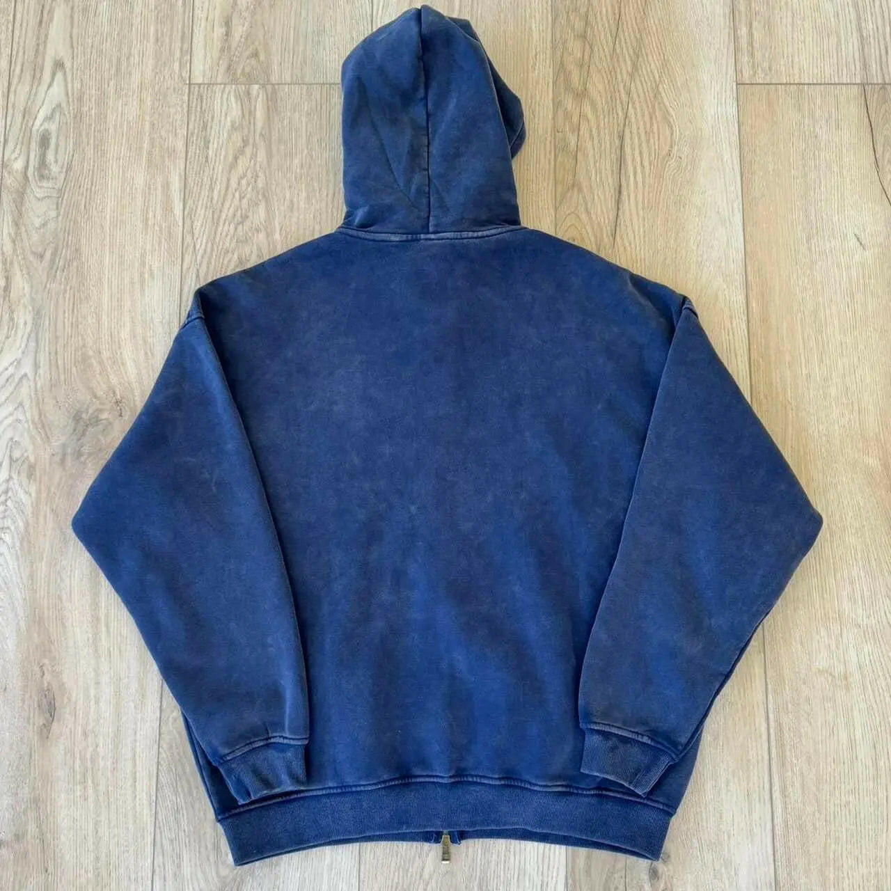 Faded Navy Double Zip Up Kore Clothing