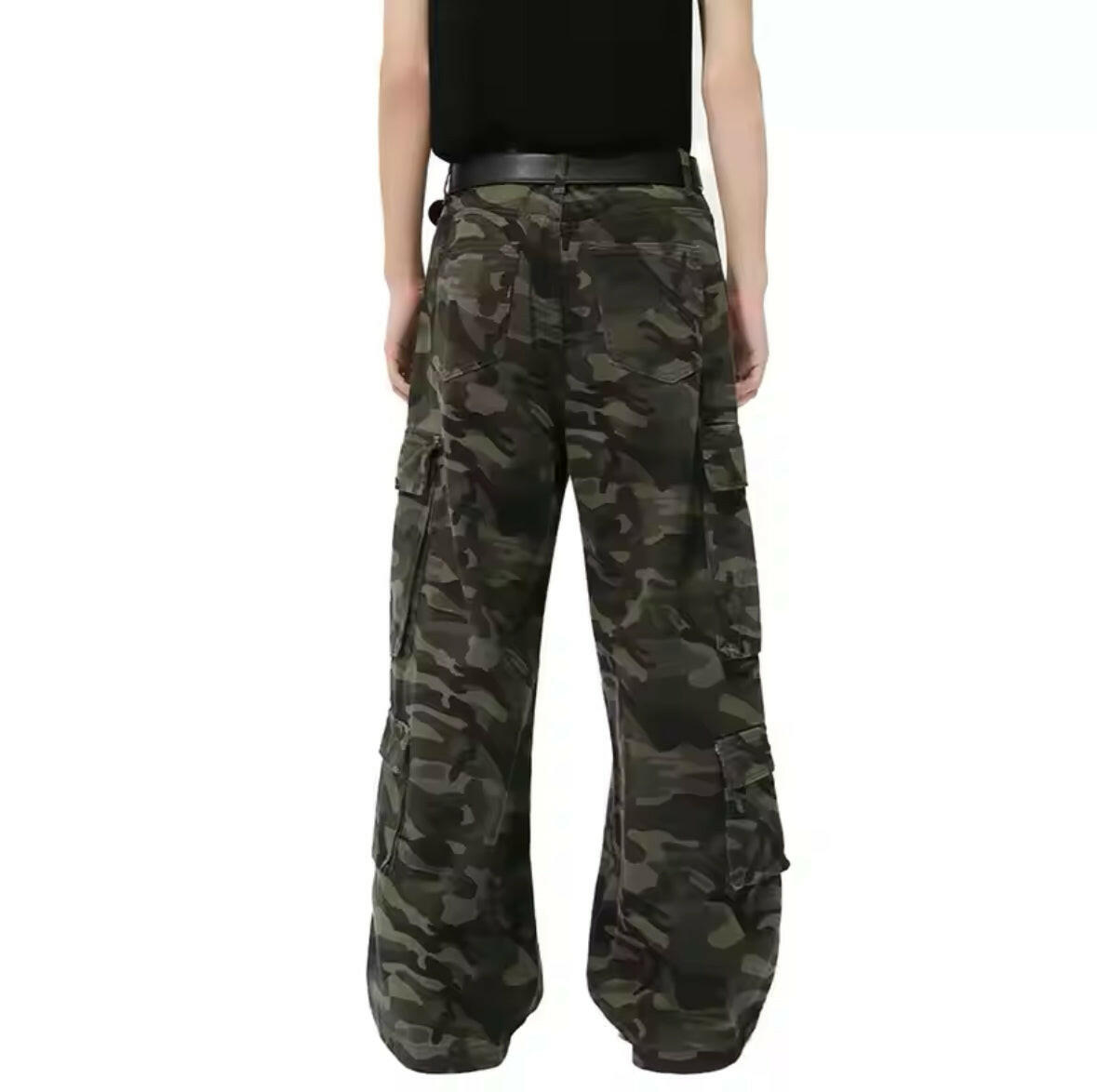 Camo Baggy Cargo Pants - Kore Clothing