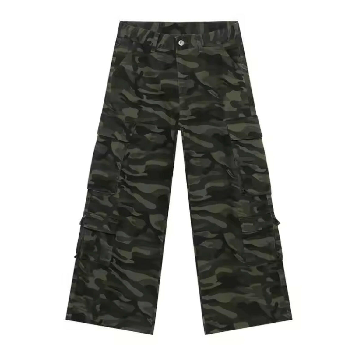 Camo Baggy Cargo Pants - Kore Clothing