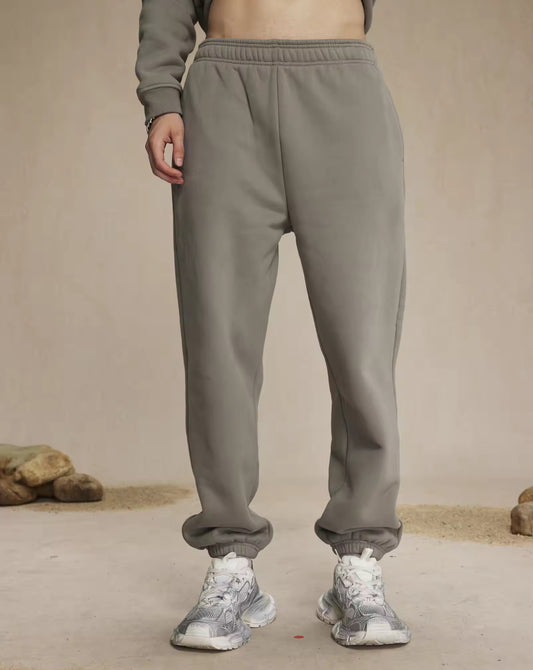 Medium Gray Cuffed Sweatpants - Kore Clothing