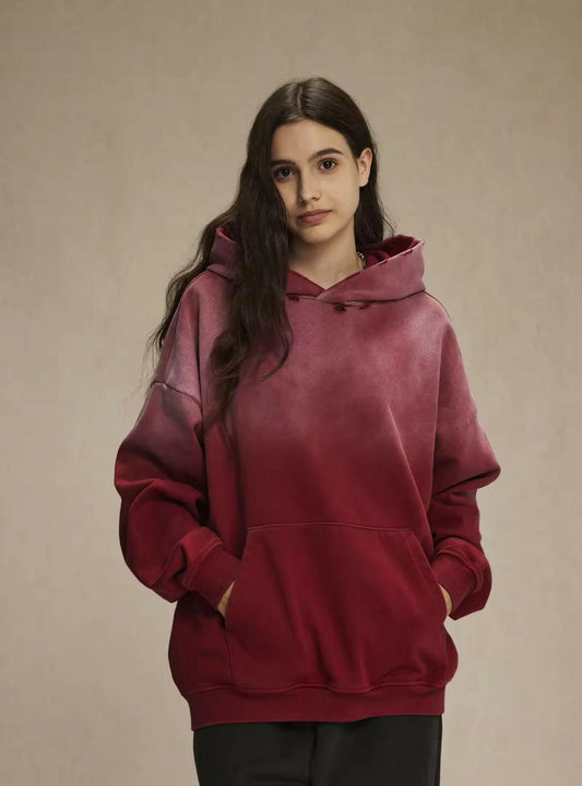 Gradient Red Hoodie
