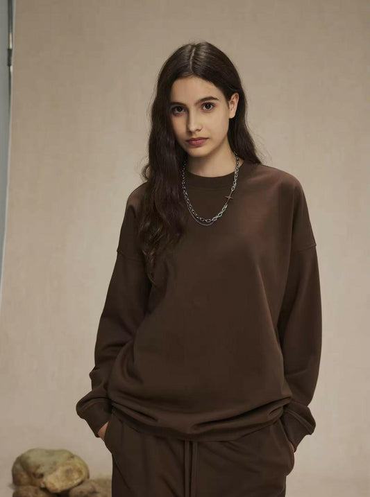 Brown Crewneck Sweatshirt