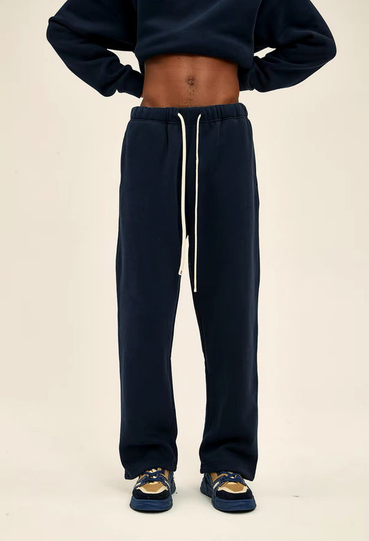Navy Blue Sweatpants - Kore Clothing