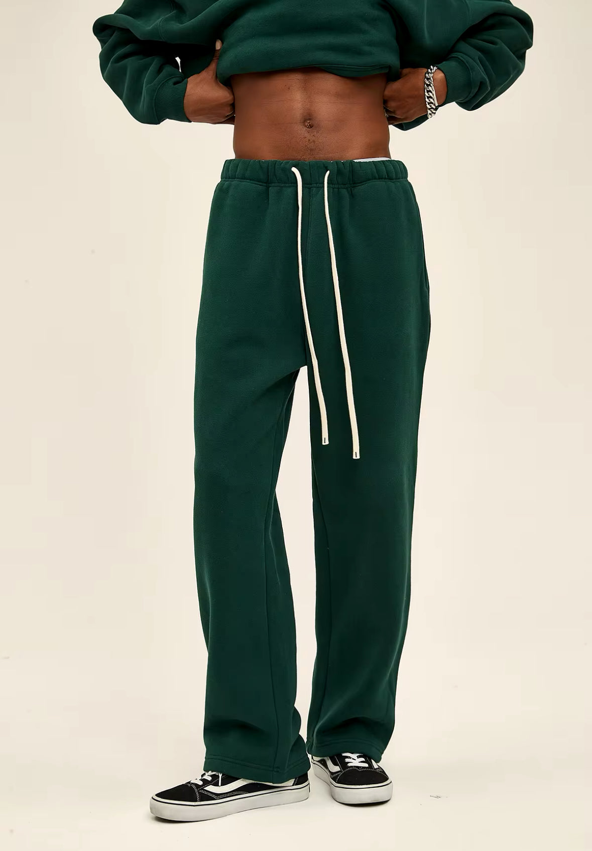 Dark Green Sweatpants - Kore Clothing