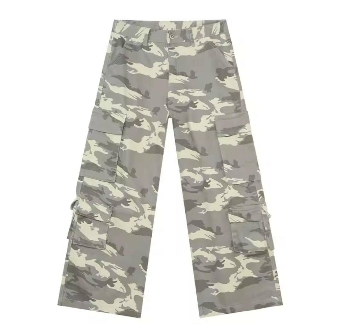 Light Camo Baggy Cargo Pants