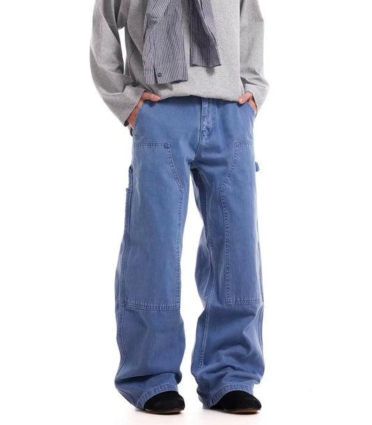 Blue Workwear Baggy Jeans