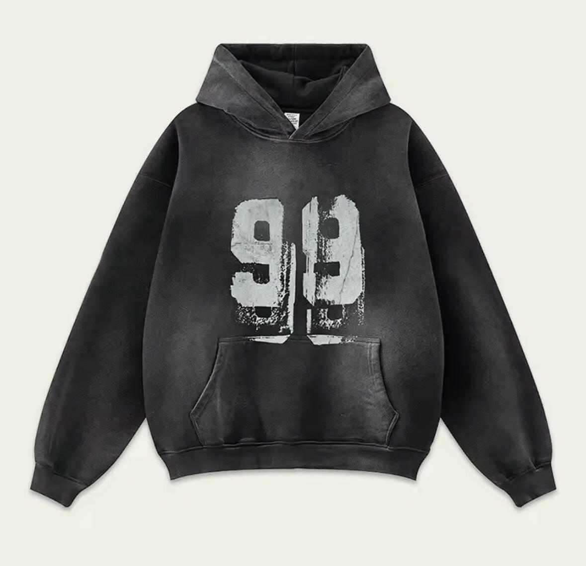 Faded Black 99 Hoodie