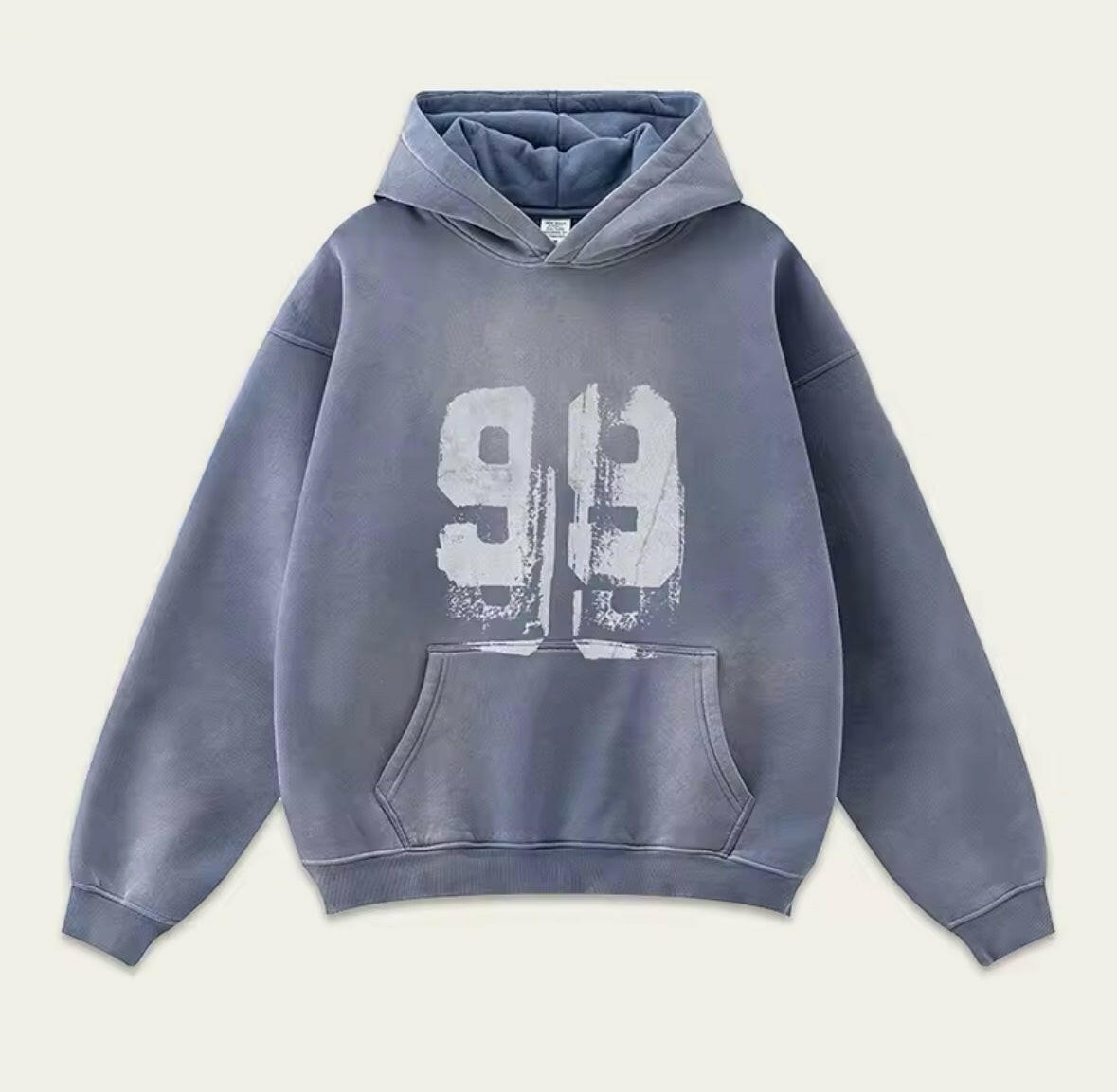 Faded Blue 99 Hoodie