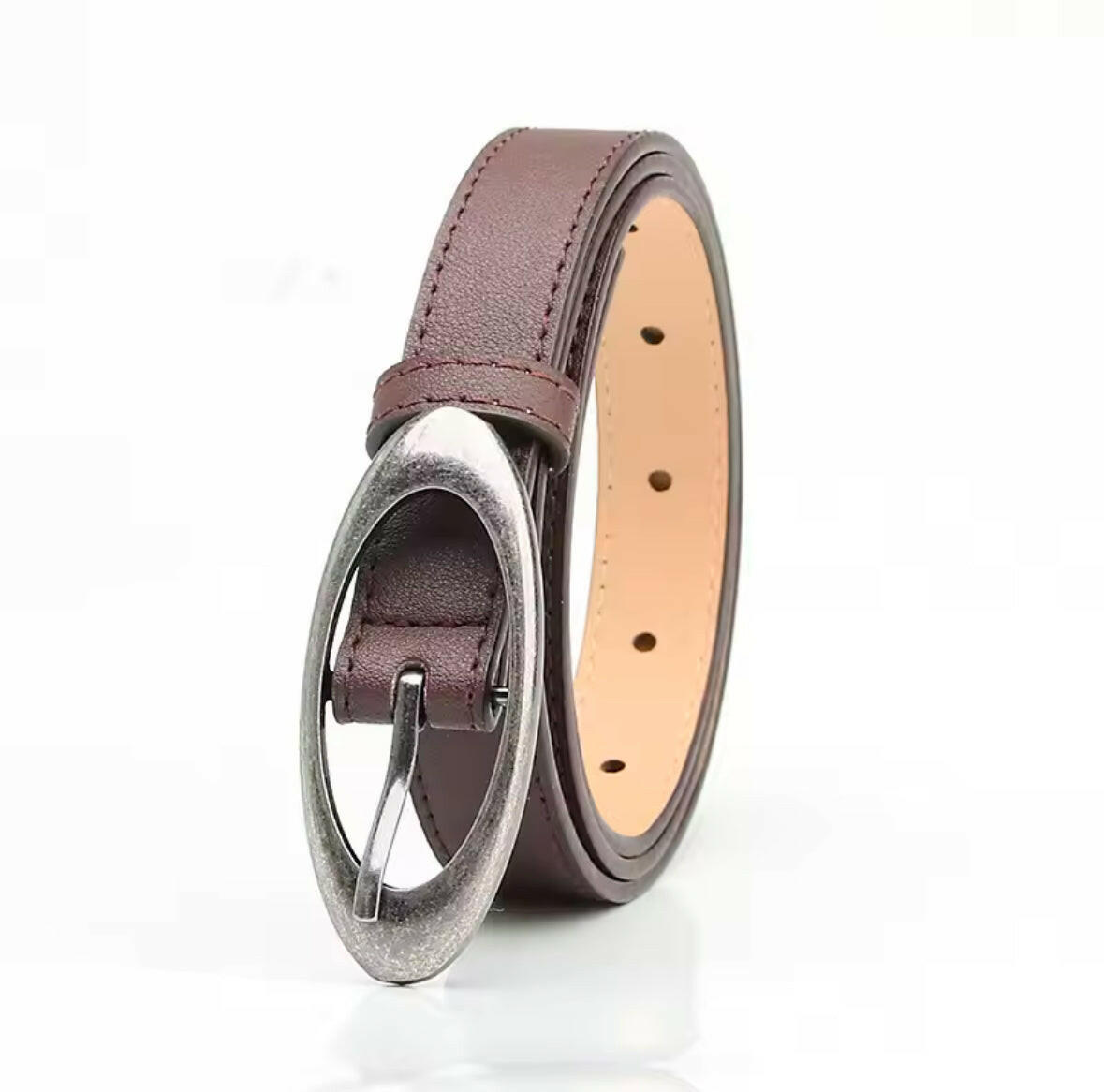 Brown Oval Belt