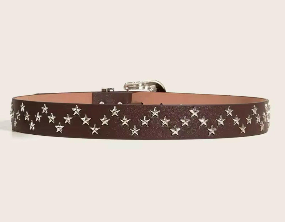 Brown Star Belt