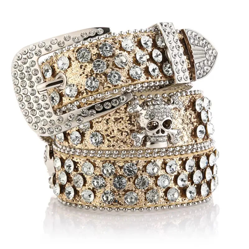 Diamond Skull Belt