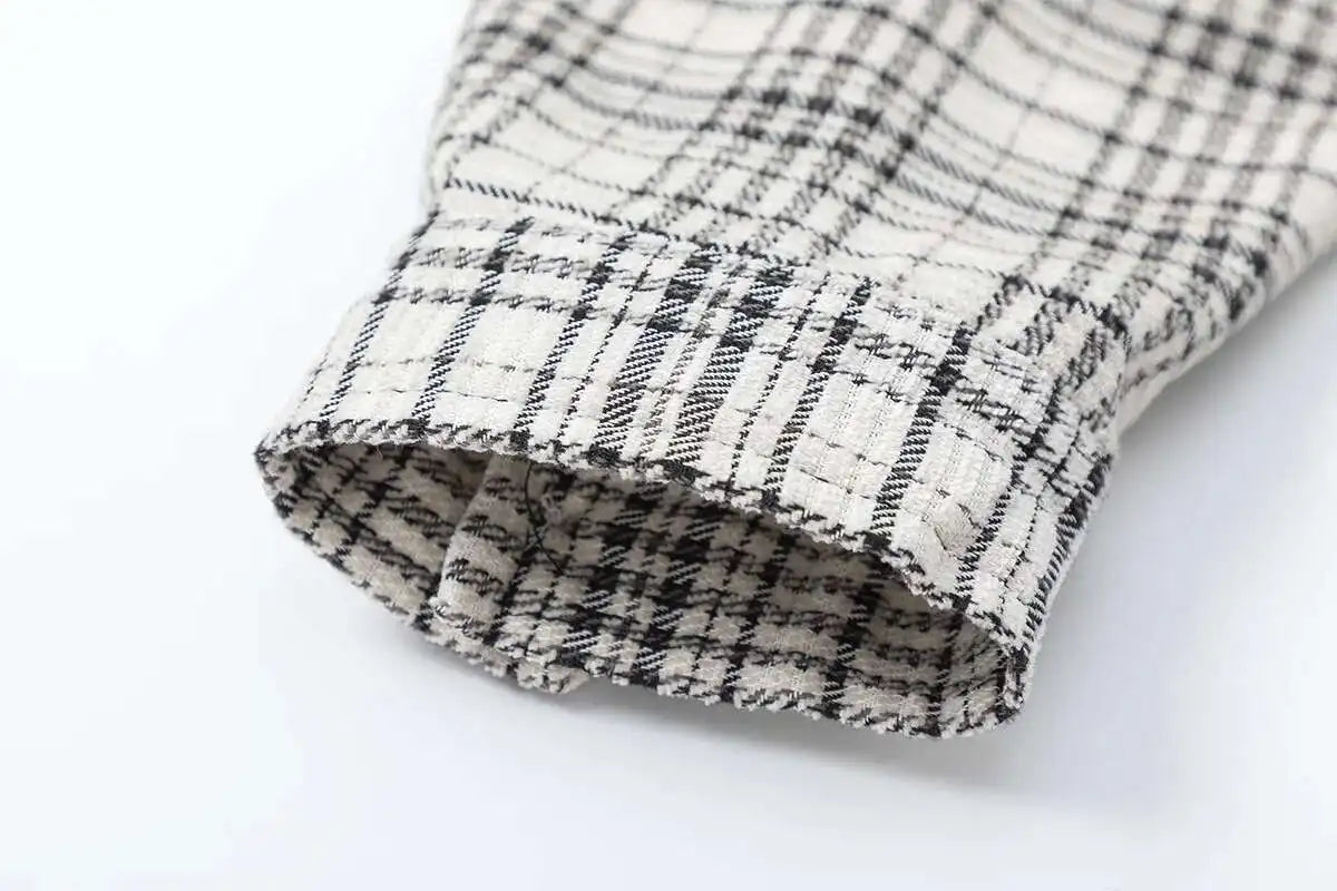 Black & White Patchwork Flannel