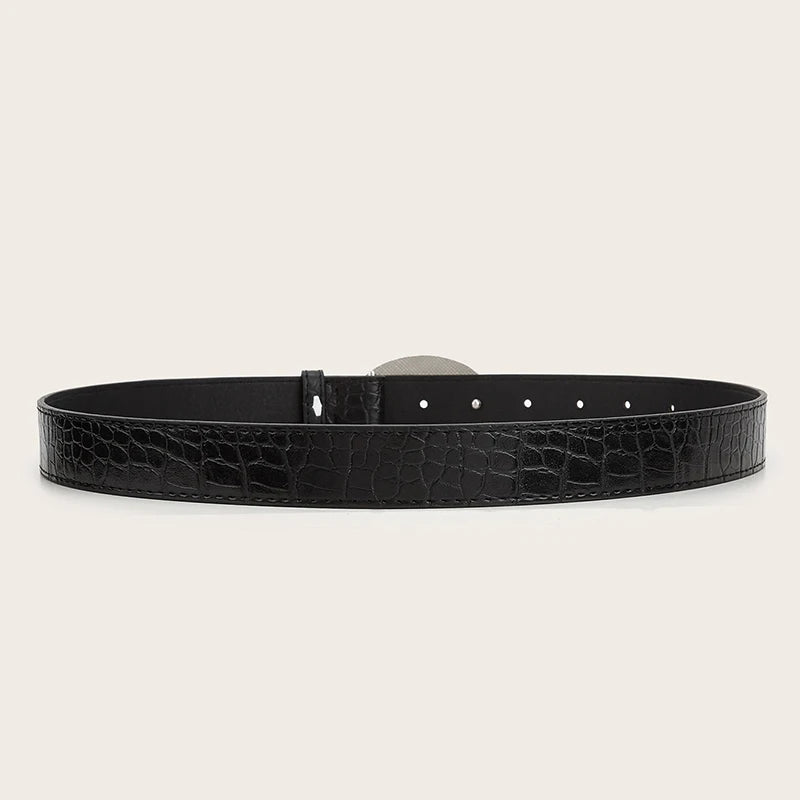 Snake Skin Oval Belt
