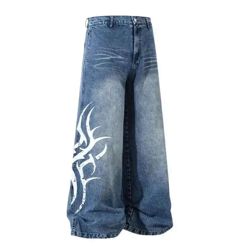 Thorn Blue Baggy Jeans