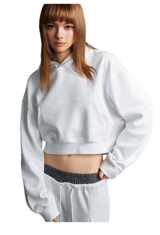 Womens Cropped Hoodie