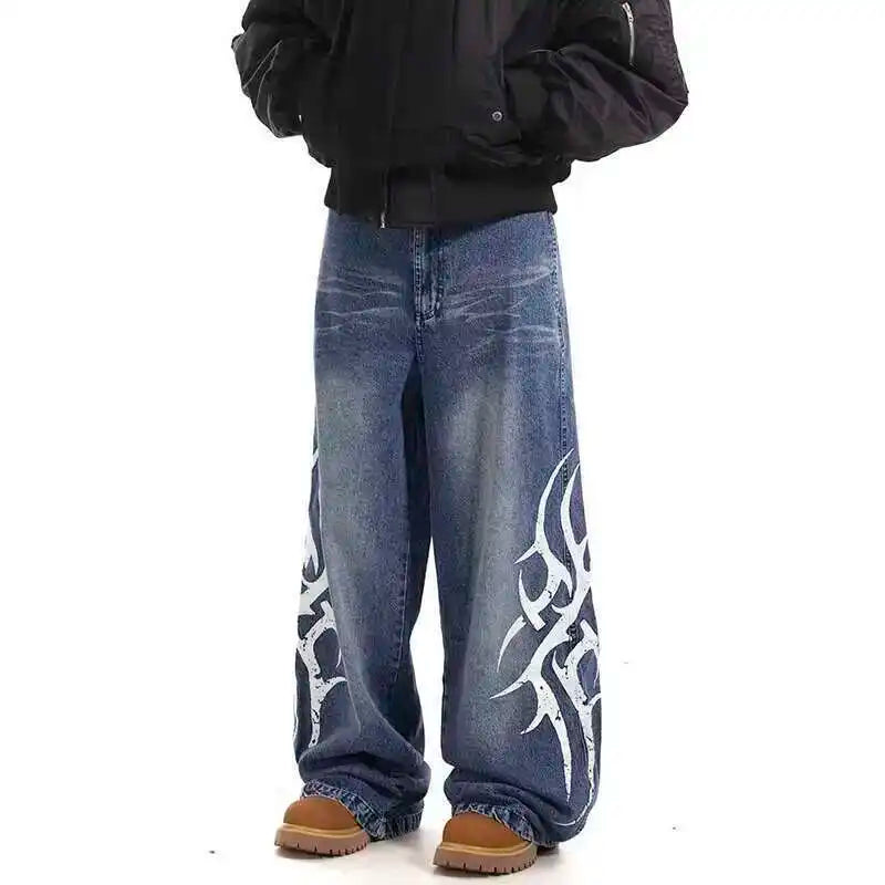 Thorn Blue Baggy Jeans