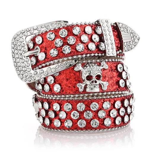 Diamond Skull Belt