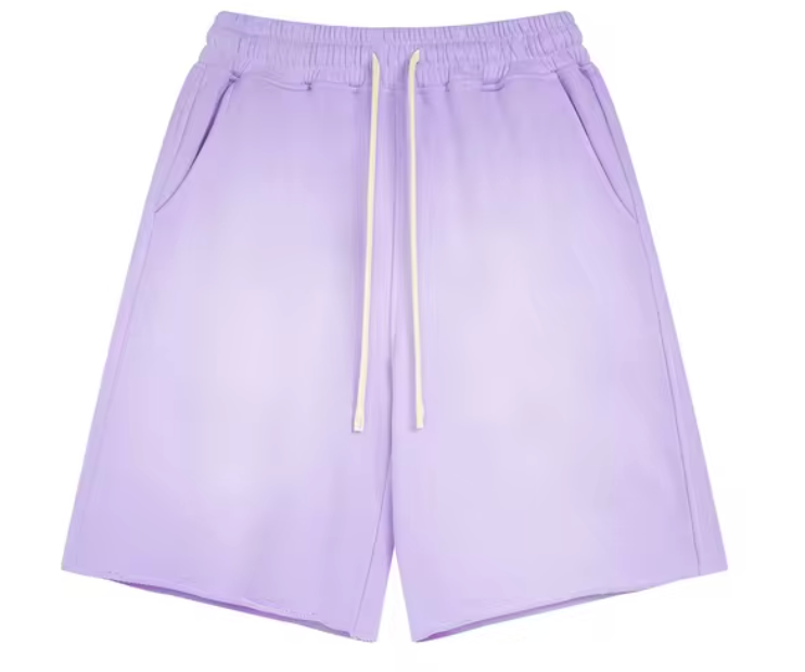 Faded Purple Sweatshorts - Kore Clothing