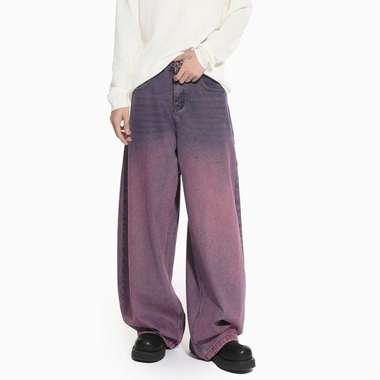 Faded Purple Baggy Jeans
