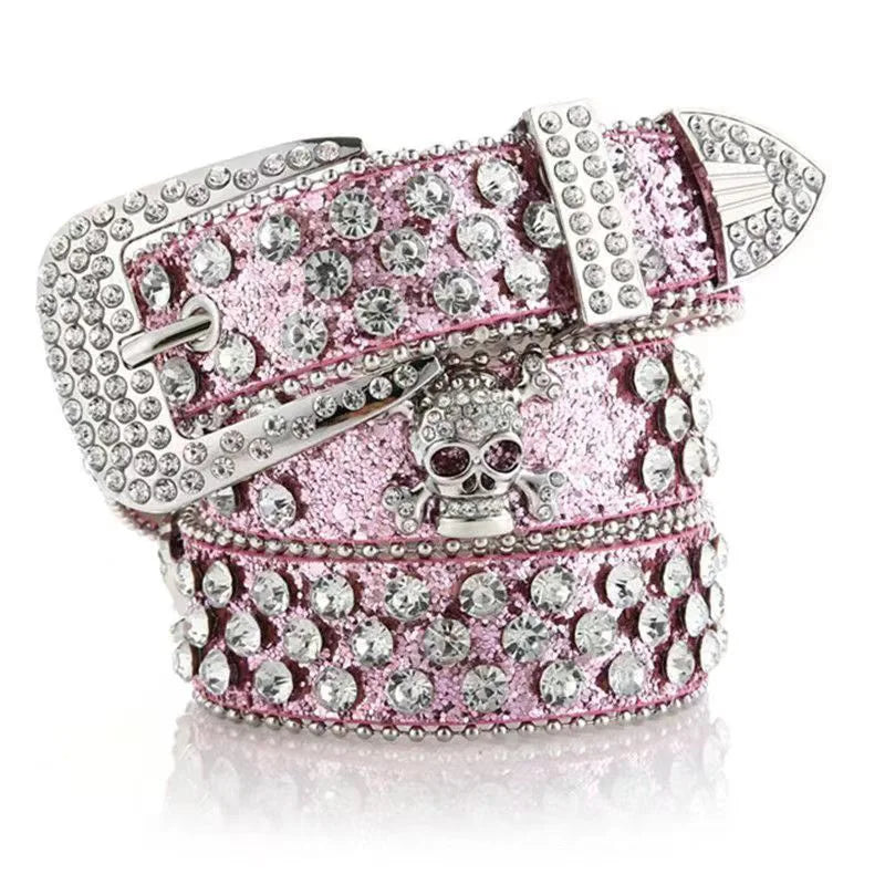 Diamond Skull Belt
