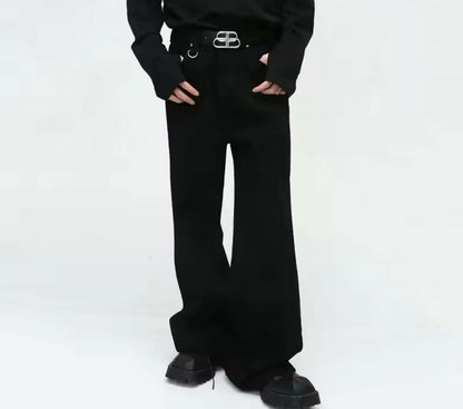 Black Baggy Jeans - Kore Clothing