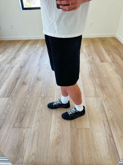 Black Baggy Jorts - Kore Clothing