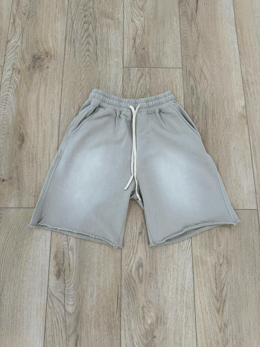 Faded Ivory Sweatshorts - Kore Clothing