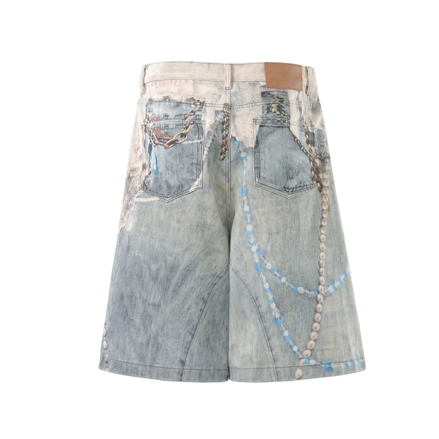 Graphic Baggy Jorts