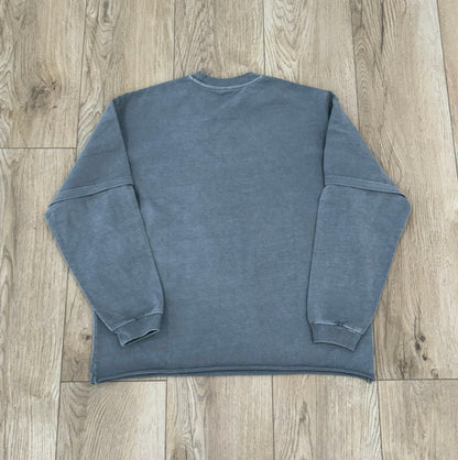 Heather Gray Double Layered Long Sleeve Shirt - Kore Clothing