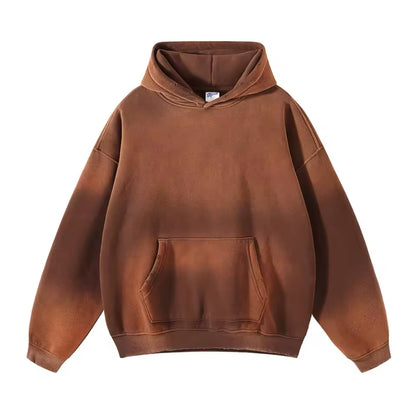 Faded Brown Hoodie - Kore Clothing