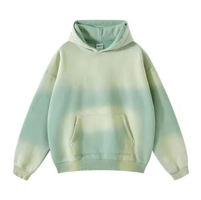 Faded Light Green Hoodie - Kore Clothing