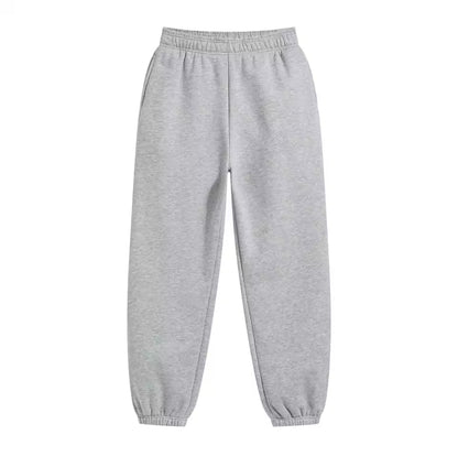 Light Gray Cuffed Sweatpants - Kore Clothing