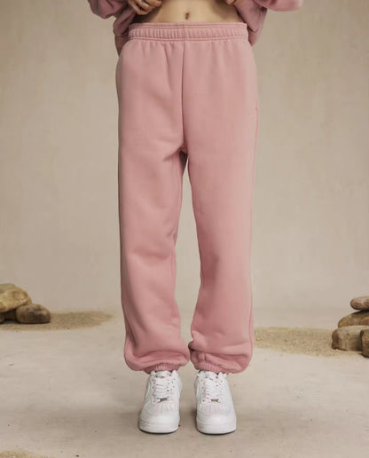 Pink Cuffed Sweatpants - Kore Clothing