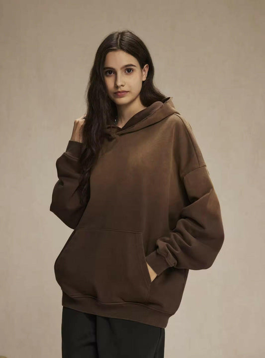 Gradient Brown Hoodie