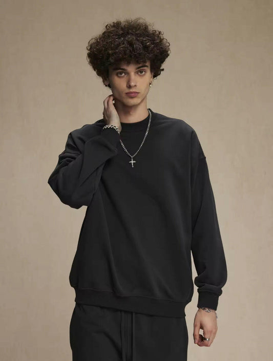 Charcoal Gray Crewneck Sweatshirt