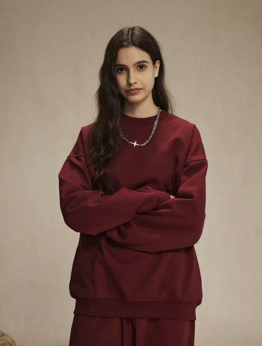 Red Crewneck Sweatshirt