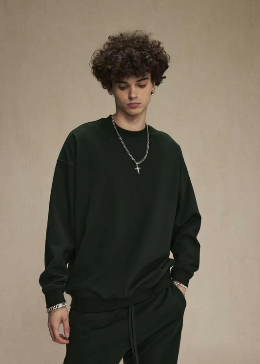 Dark Green Crewneck Sweatshirt