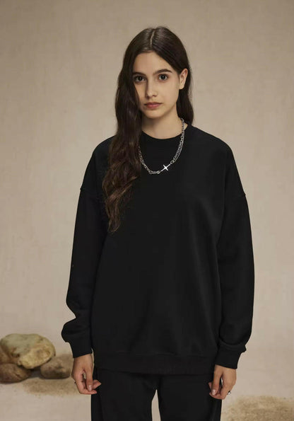 Black Crewneck Sweatshirt