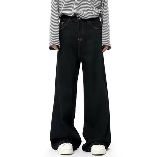 Raw Denim Baggy Jeans