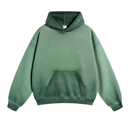 Green Reverse Wash Hoodie