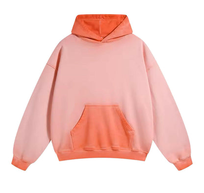 Orange Reverse Wash Hoodie