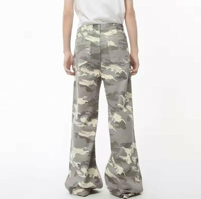 Light Camo Baggy Jeans