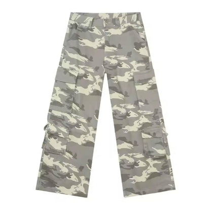 Light Camo Baggy Cargo Pants