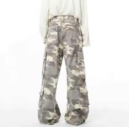 Light Camo Baggy Cargo Pants