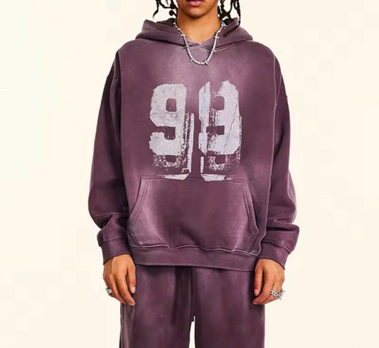 Faded Burgundy 99 Hoodie