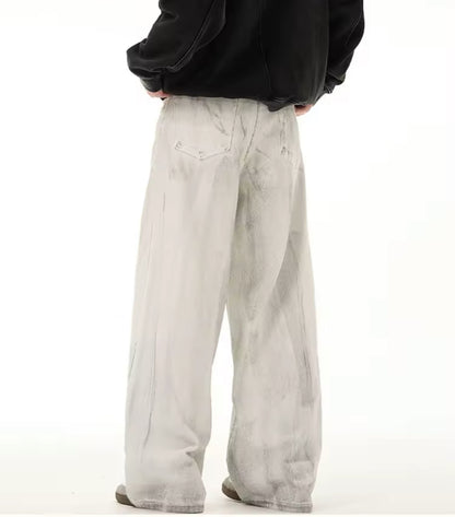 Dirty White Baggy Jeans